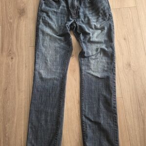 Guess Jeans Mens Ultra Slim Mccrae Fit Size 32x32 Med Wash With Rinse Whiskered